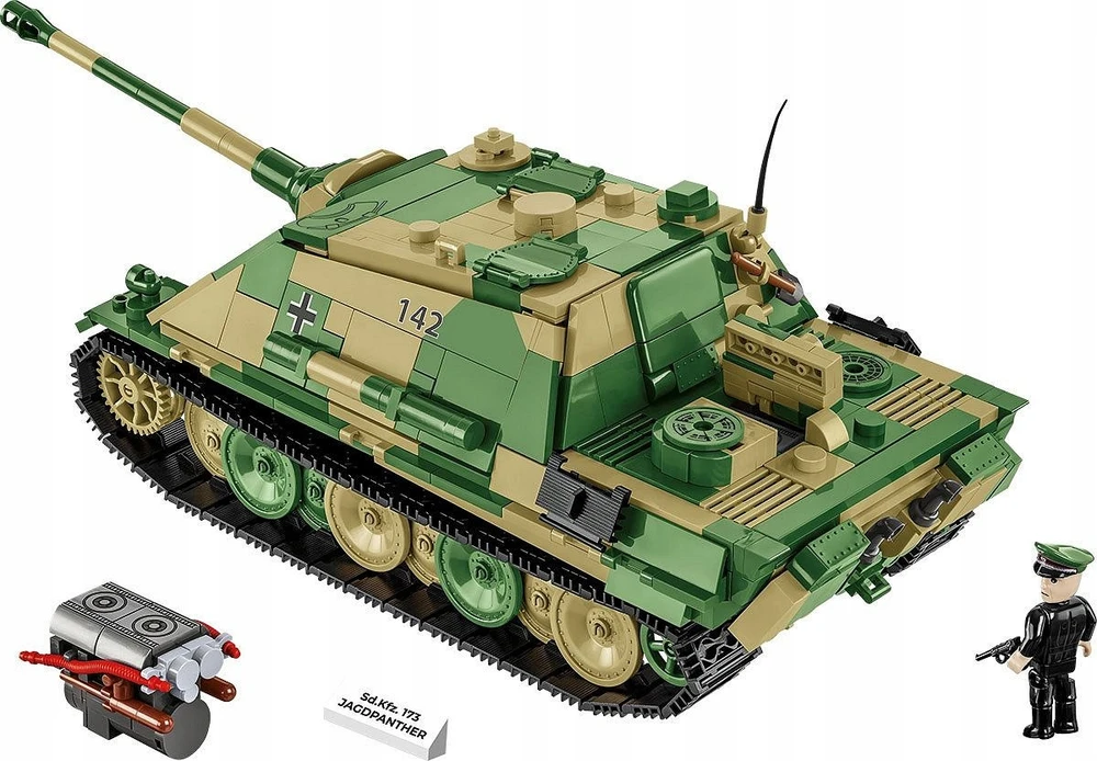 Cobi Klocki Historical Collection WWII Sd.Kfz.173 Jagdpanther 950 klocki
