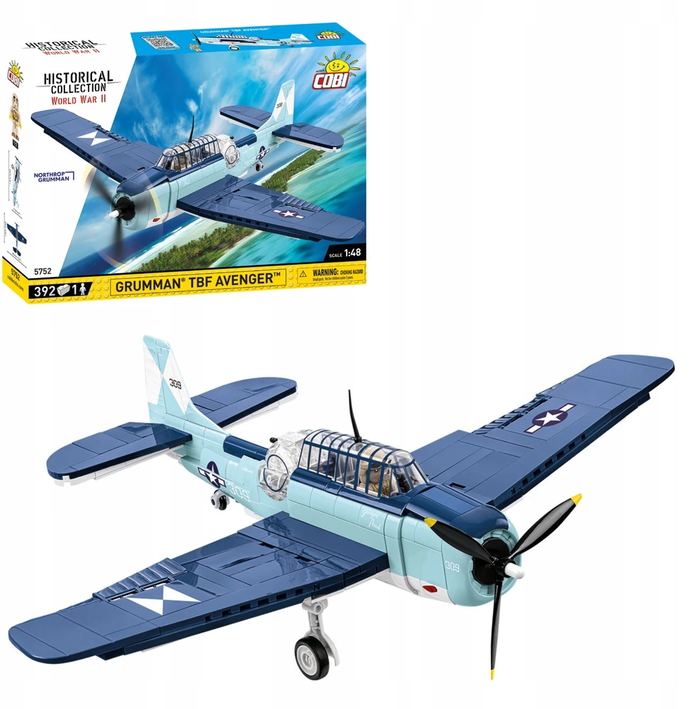 Modelis - COBI - Grumman TBF Avenger - 575 dalių - Plastikas - Surinkti patiems