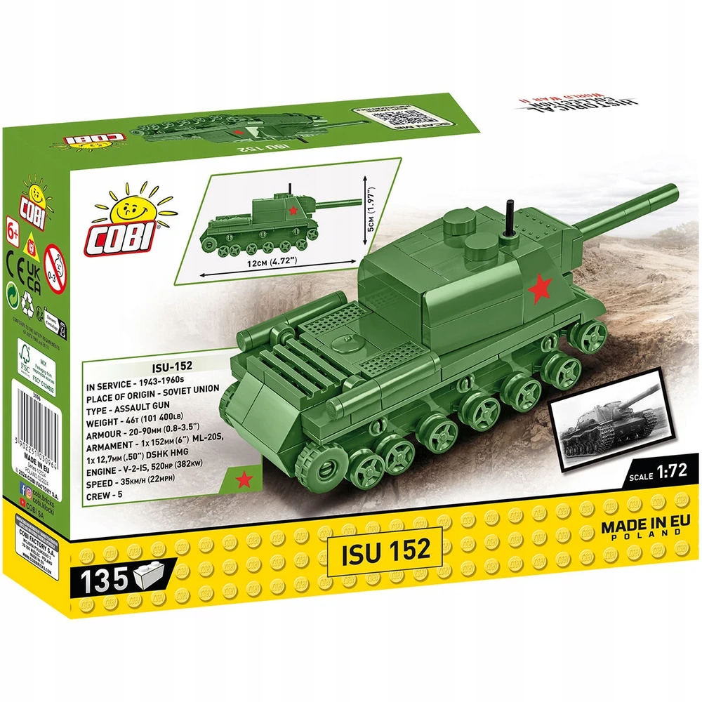 Modelis - COBI - ISU 152 - Plastikas - Savarankiškai surenkamas - Vaikams ir mišriems
