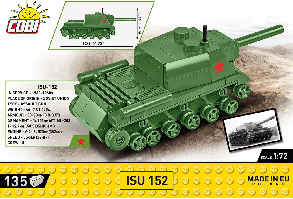 Modelis - COBI - ISU 152 - Plastikas - Savarankiškai surenkamas - Vaikams ir mišriems