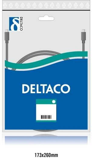Modemo kabelis DELTACO DB9ho-DB25ha, 3m / DEL-34