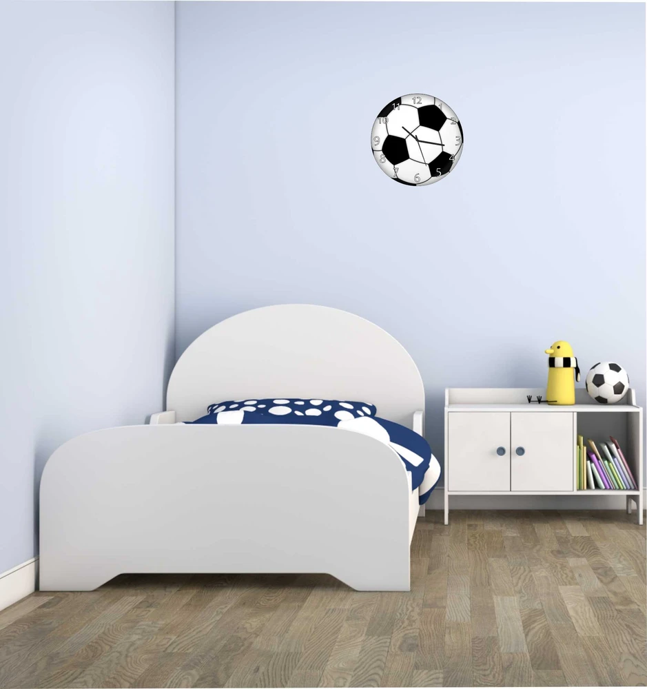 Modernclock Sieninis laikrodis BALL kamuoliukai futbolininkui kambariui!!
