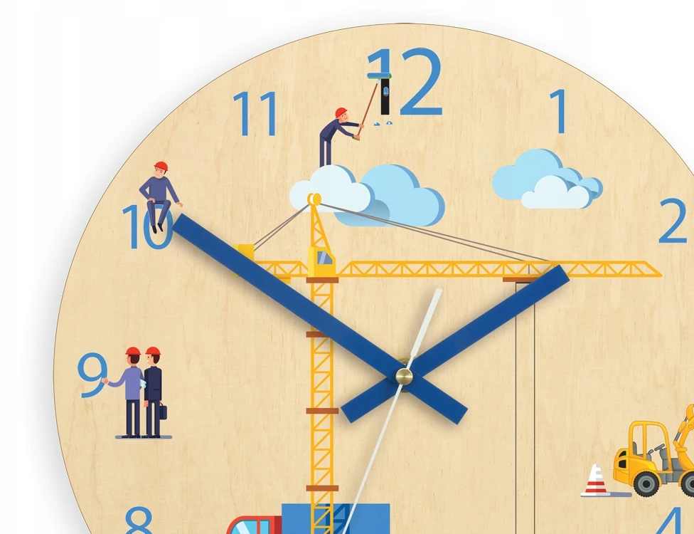 Modernclock Sieninis laikrodis "Crane