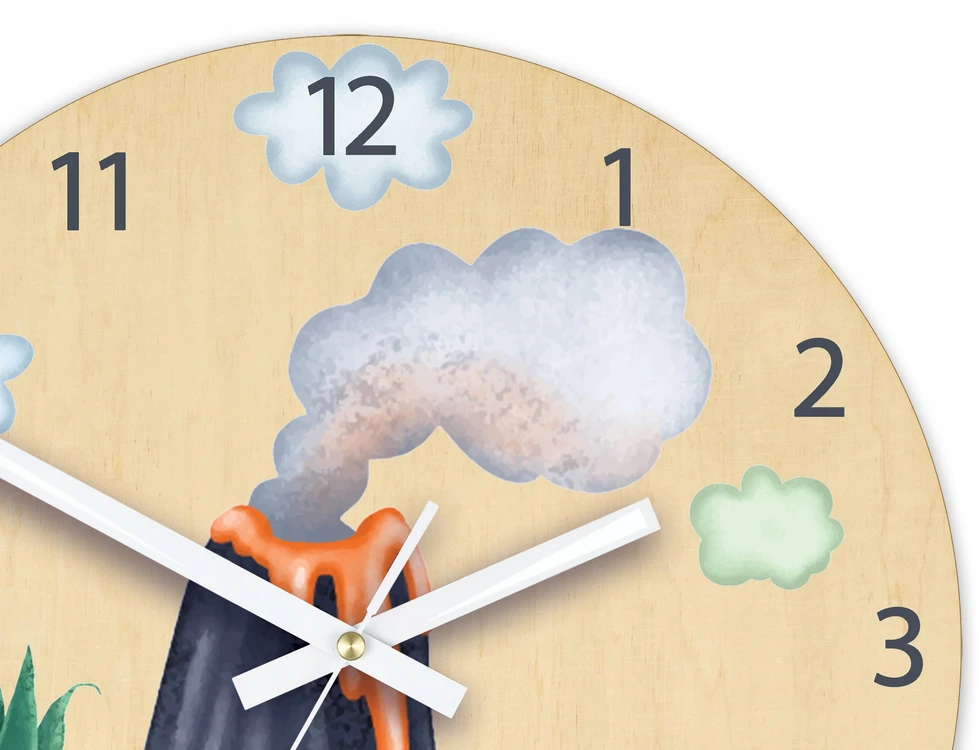 Modernclock Vulcan sieninis laikrodis vaikui - ramus Wulkan
