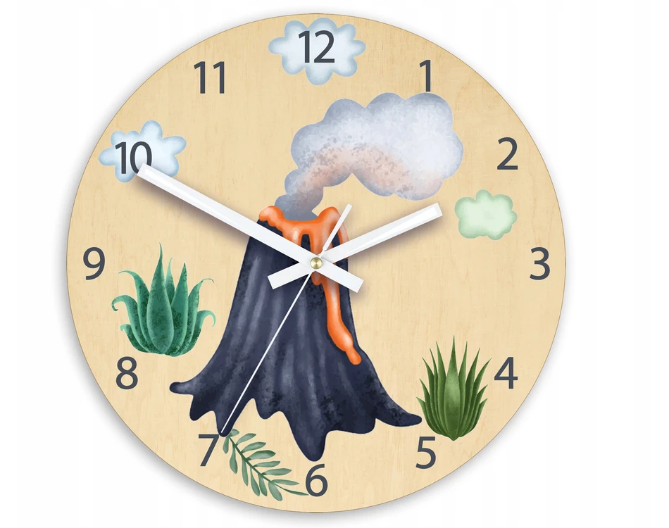 Modernclock Vulcan sieninis laikrodis vaikui - ramus Wulkan