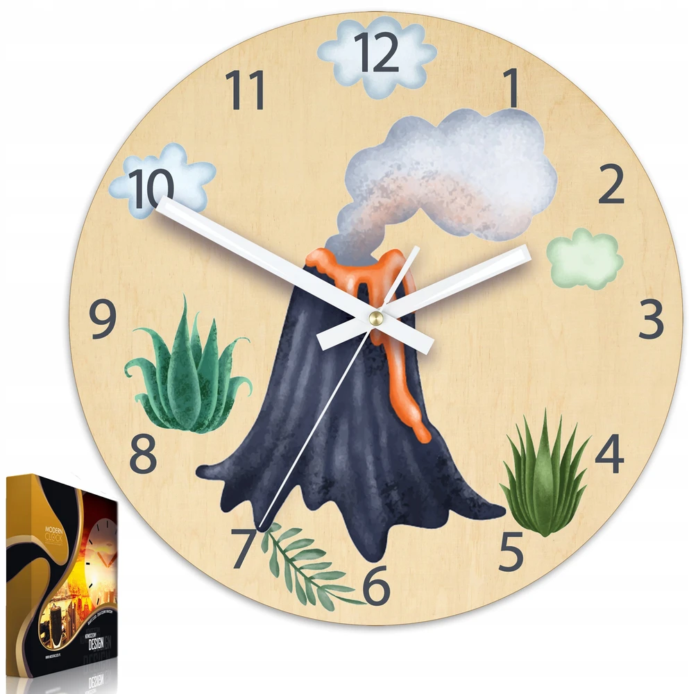 Modernclock Vulcan sieninis laikrodis vaikui - ramus Wulkan