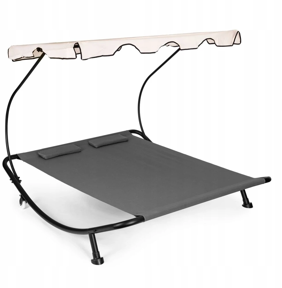 Modernhome Dvivietė lauko gulto-supynės su stogeliu, 220kg