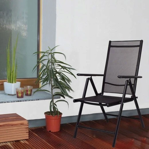 Modernhome Sulankstoma lauko kėdė su reguliuojamu atlošu