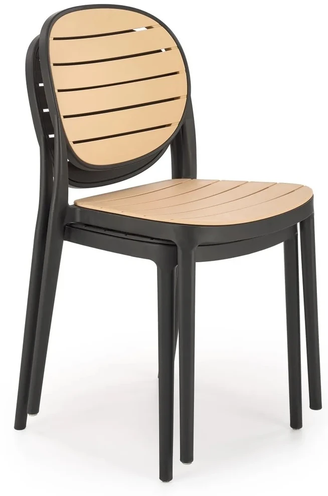 Moderni kėdė K529 Juodas Natural Halmar Scandinavian