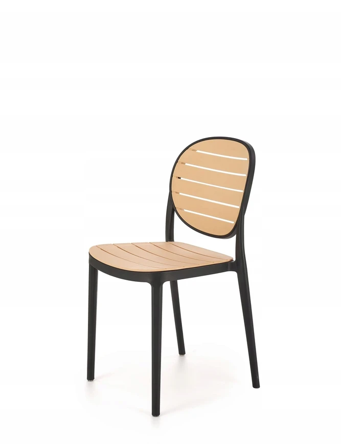 Moderni kėdė K529 Juodas Natural Halmar Scandinavian
