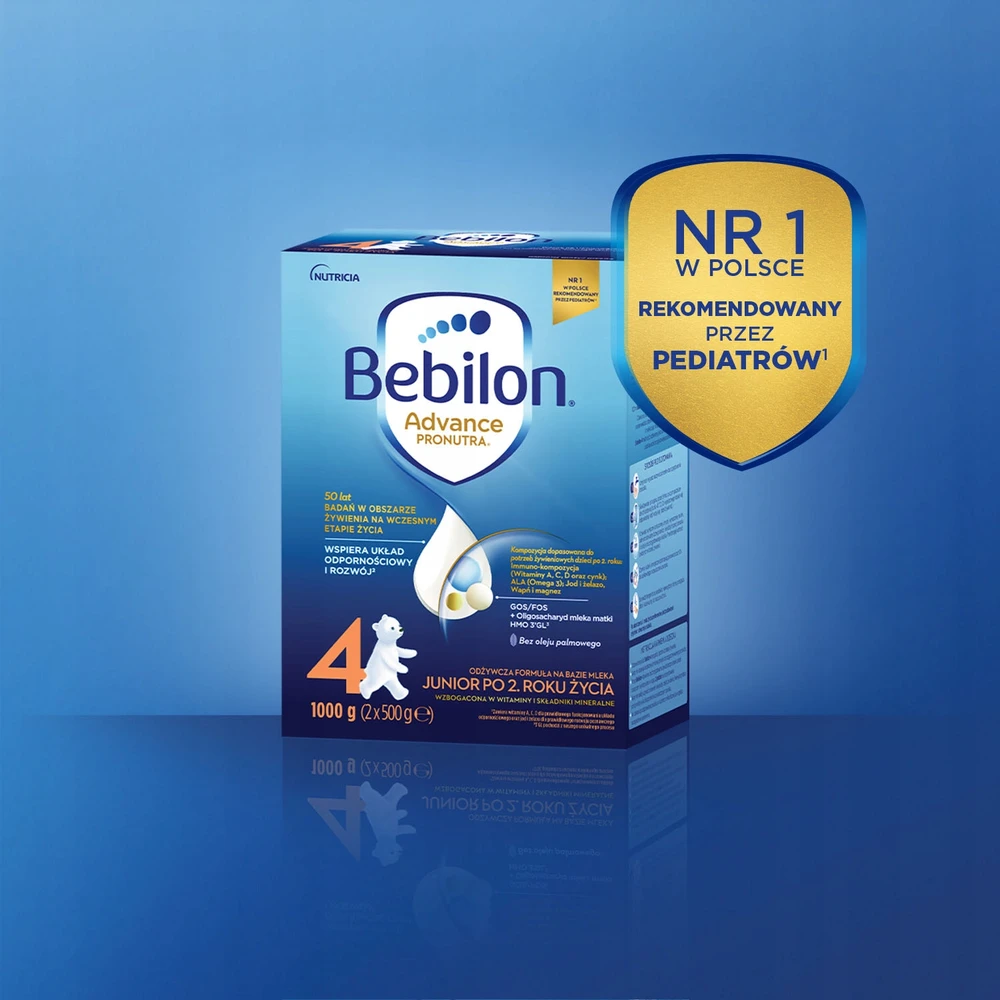 MODIFIKUOTAS PIENAS BEBILON 4 ADVANCE PRONUTA JUNIOR po 2 metų 1000g