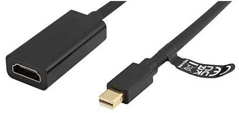 Modulinis HDMI adapterių rinkinys DELTACO, USB- C, mDP, DP, Mini, Micro, juodas / HDMI-AR10 / 1902496