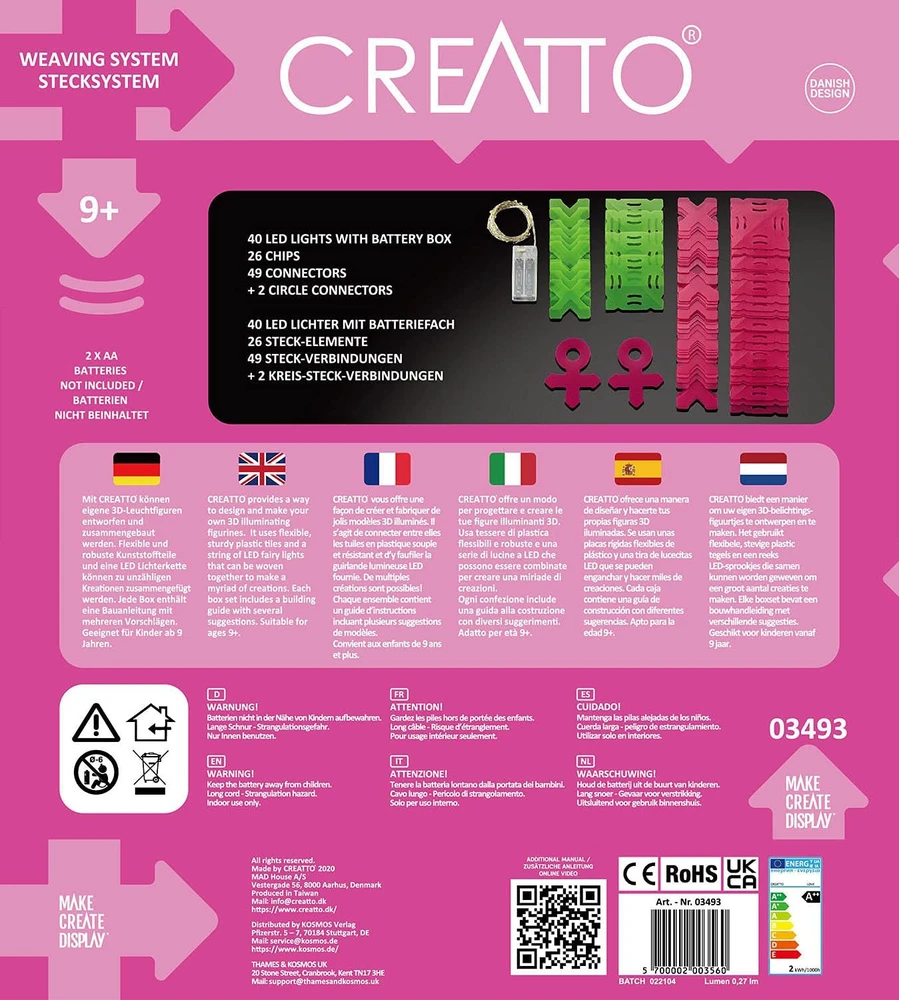 Piatnik Mokomasis rinkinys CREATTO LOVE 9+