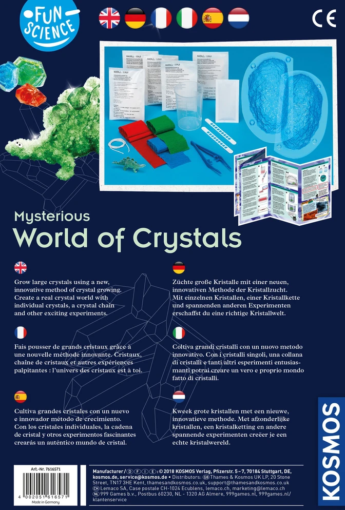 Šlykštuko – gleivių gamybos rink Kosmos Slime Lab 1KS616878