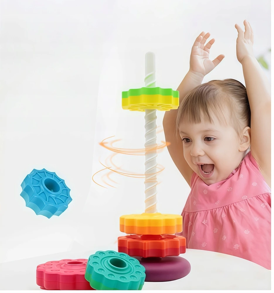 Edukacinė sensorinė piramidė WOOPIE BABY