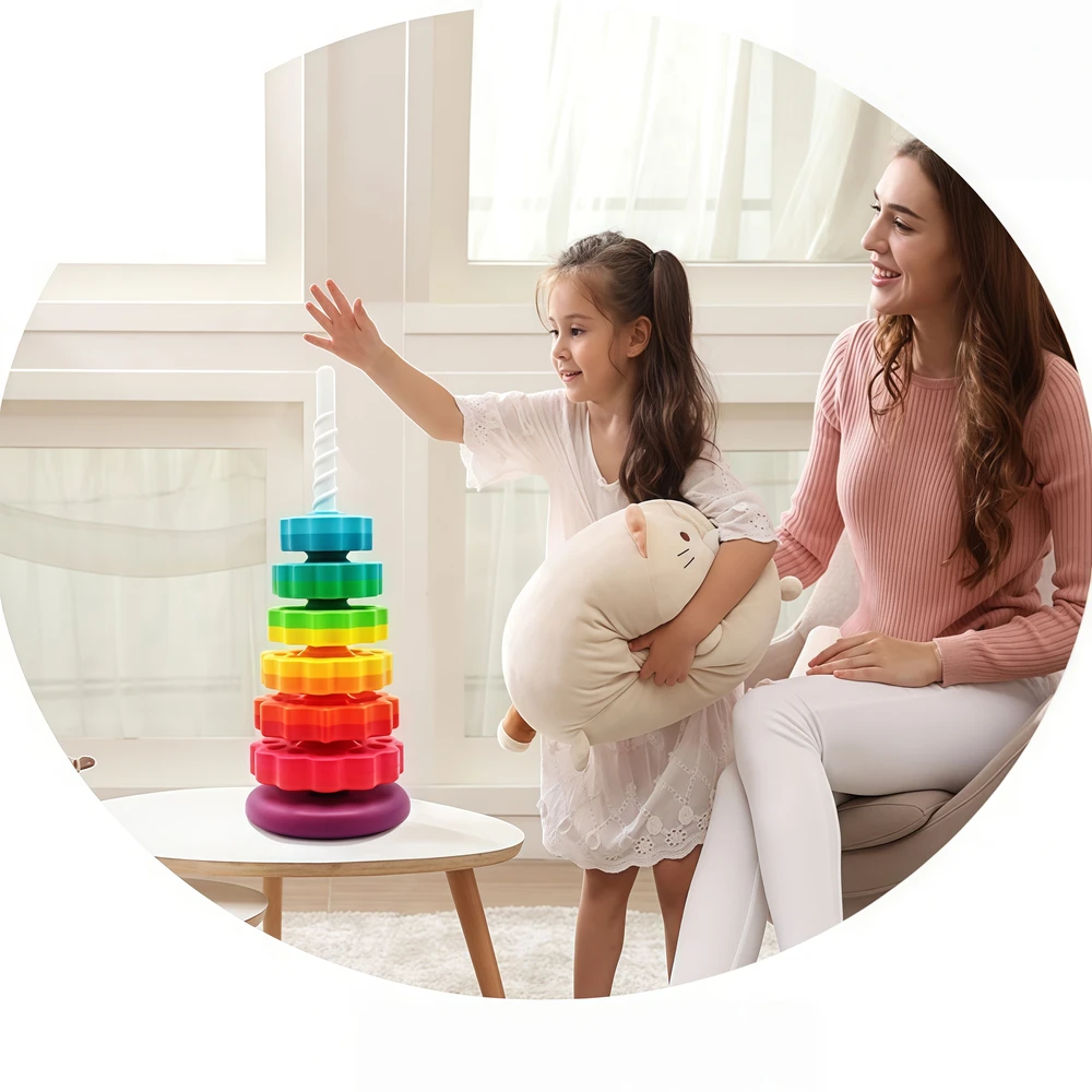 Edukacinė sensorinė piramidė WOOPIE BABY
