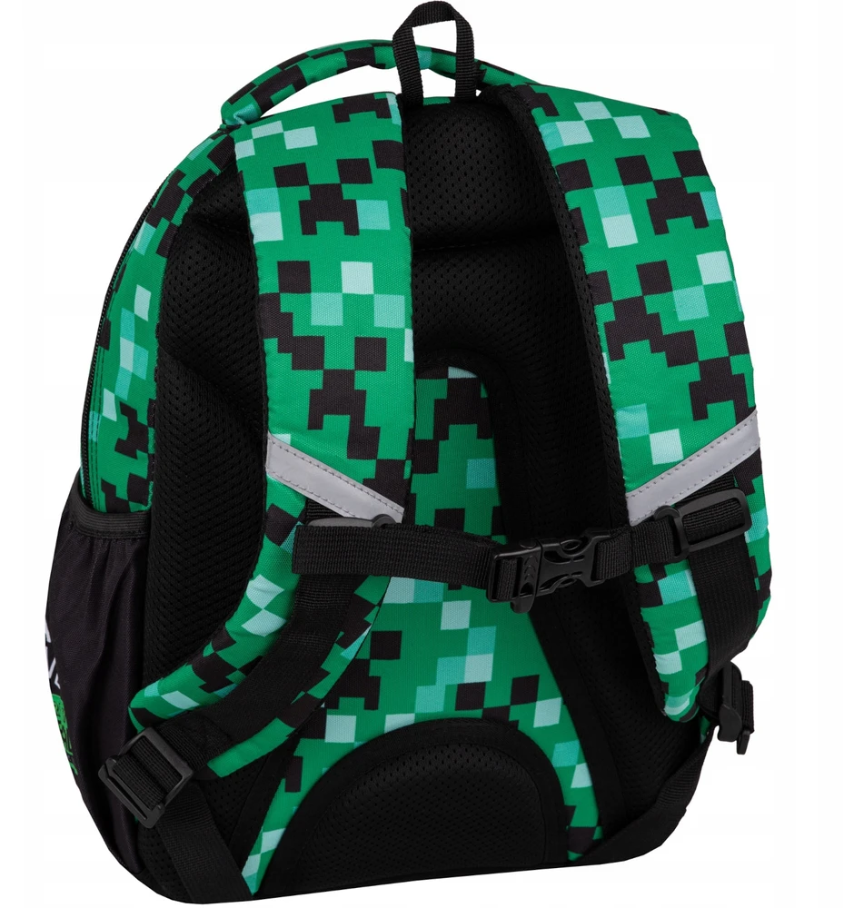 MOKYKLĖS KUPRINĖ MOKYKLEI MINECRAFT PIXELS Žalias COOL PACK COOLPACK LARGE
