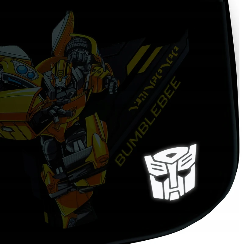 Mokyklinė krepšys berniukui 6 metų, juoda Transformers Kite kuprinė
