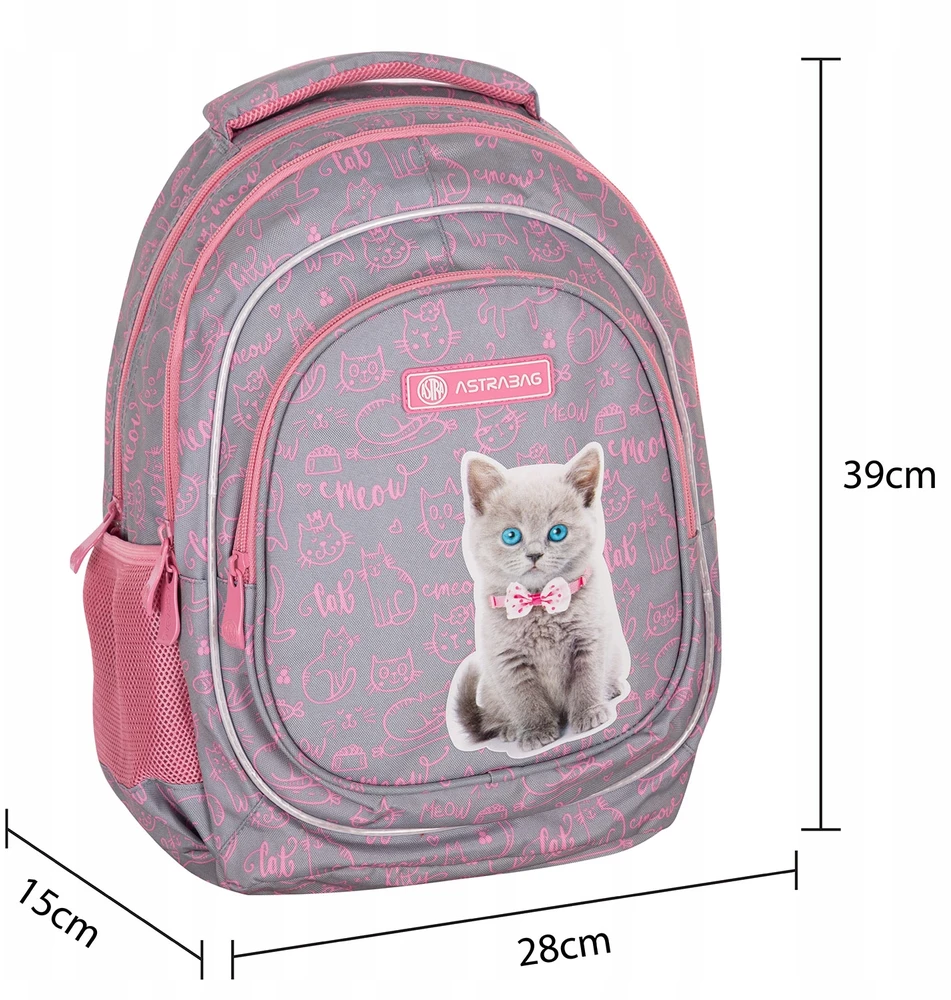 Mokyklinė kuprinė Astrabag Kitty