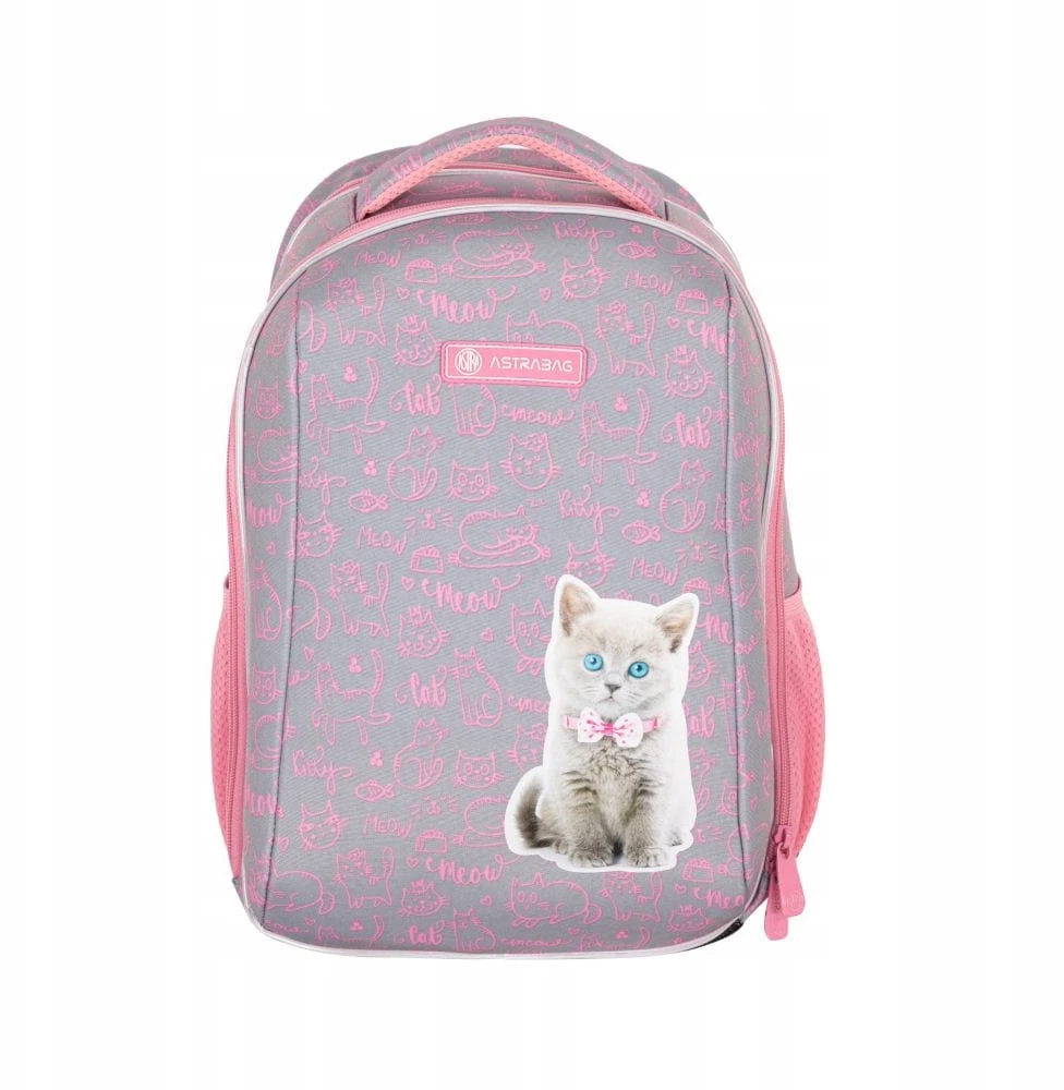 Mokyklinė kuprinė Astrabag Pinky Kitty