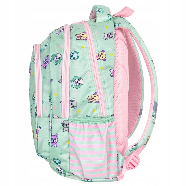 Mokyklinė kuprinė AstraBag „Puppie’s World“ AB330, 27 l, 4–8 klasių mergaitėms