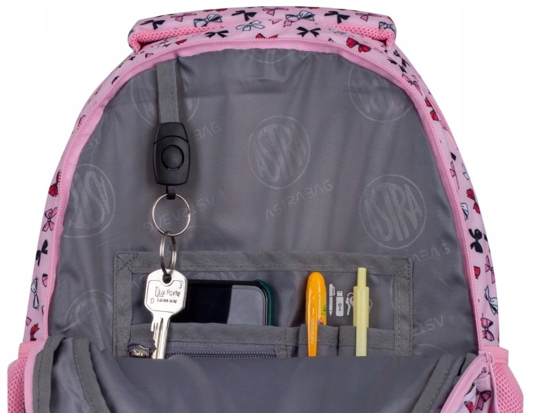 Mokyklinė kuprinė Astrabag Sweet Dog, 20 L, rožinė
