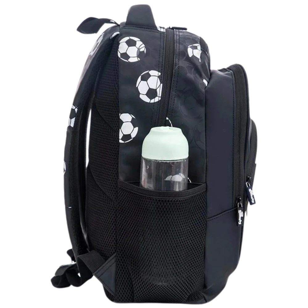Mokyklinė kuprinė berniukams Imiti su futbolo motyvu, 17 l, 40 × 29 cm