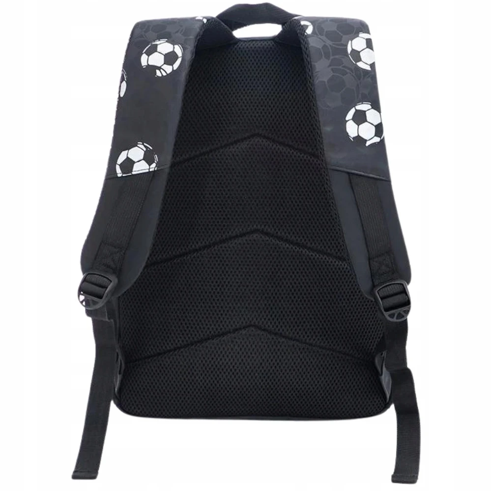 Mokyklinė kuprinė berniukams Imiti su futbolo motyvu, 17 l, 40 × 29 cm