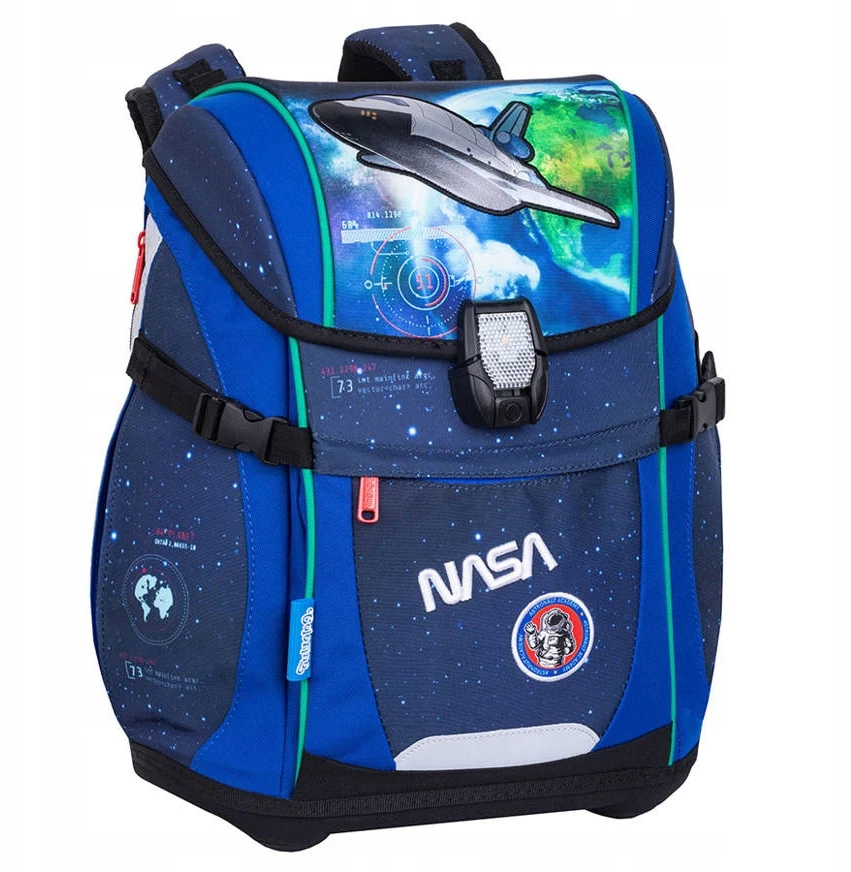 Mokyklinė kuprinė Colorino Ferbie Nasa, mėlyna