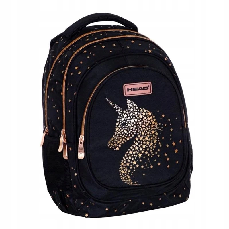 Mokyklinė kuprinė Head Classy Gold AB330 502023084 Astra