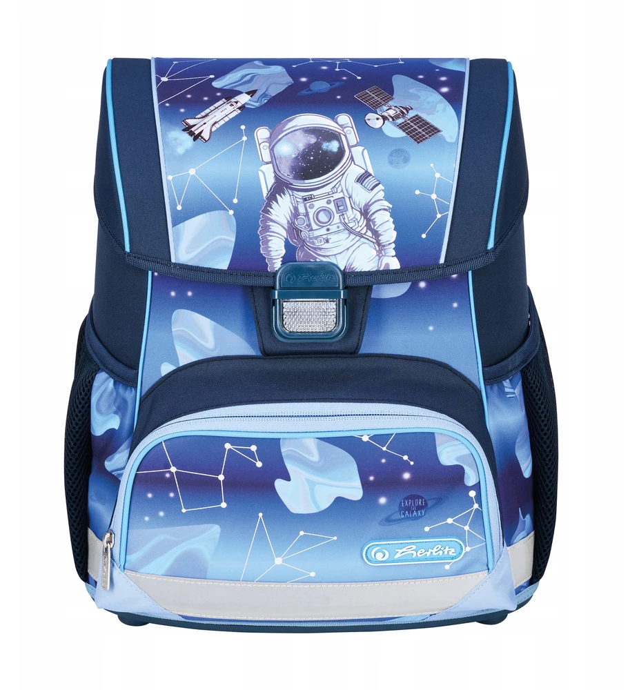 Mokyklinė kuprinė Herlitz Loop Cosmic Explorer su priedais, mėlyna