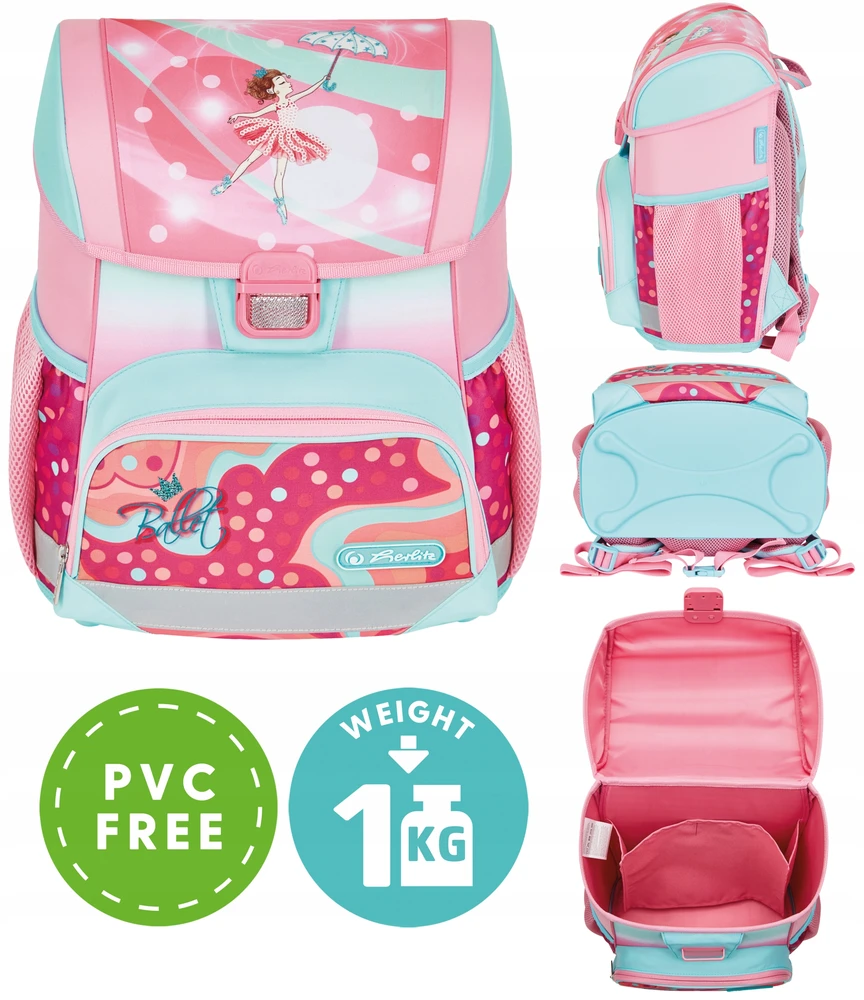 Mokyklinė kuprinė Herlitz Loop Plus Ballet Love, 16 l