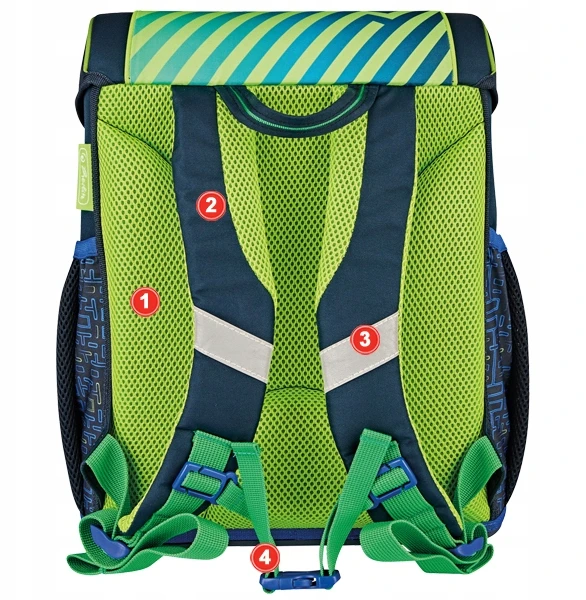 Mokyklinė kuprinė Herlitz Loop Plus Funky Ninja, 16 l