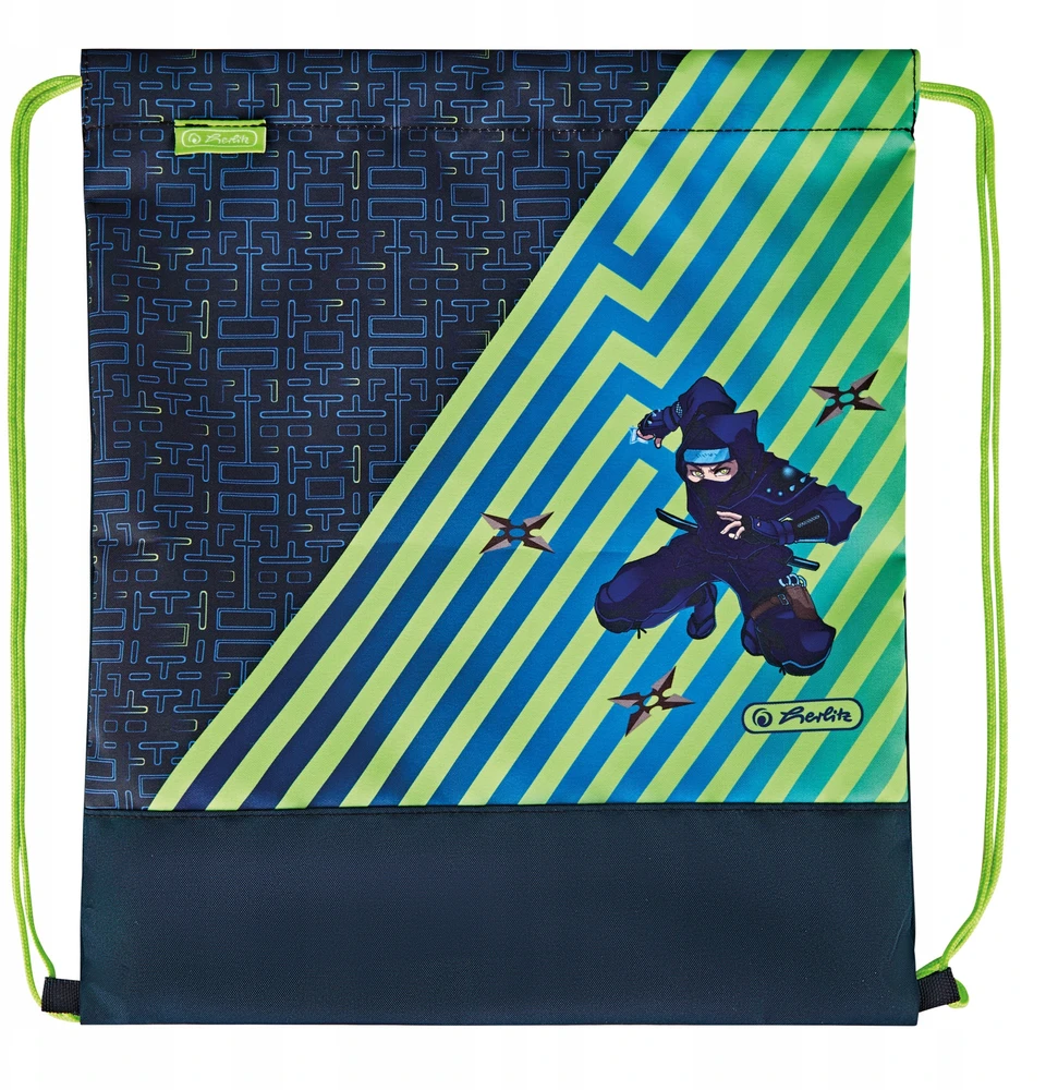 Mokyklinė kuprinė Herlitz Loop Plus Funky Ninja, 16 l