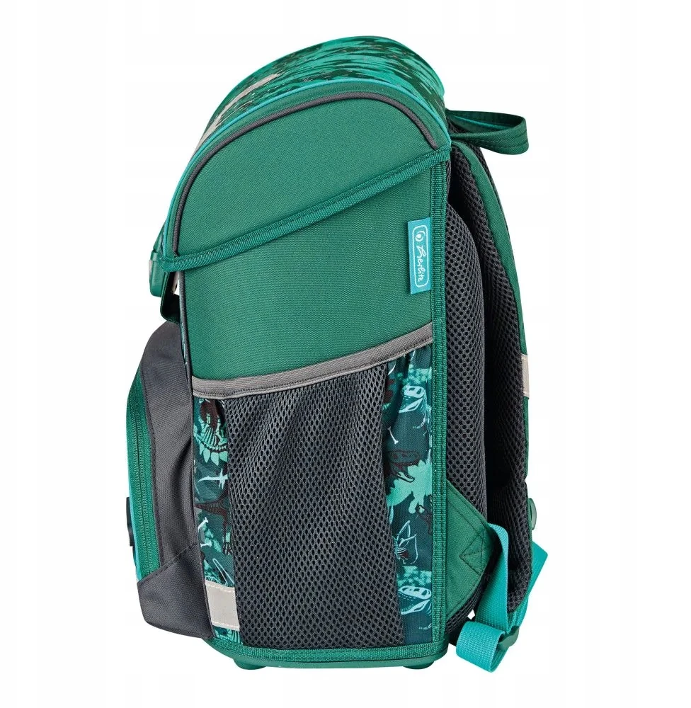 Mokyklinė kuprinė Herlitz Loop Žalias Rex, 16 l
