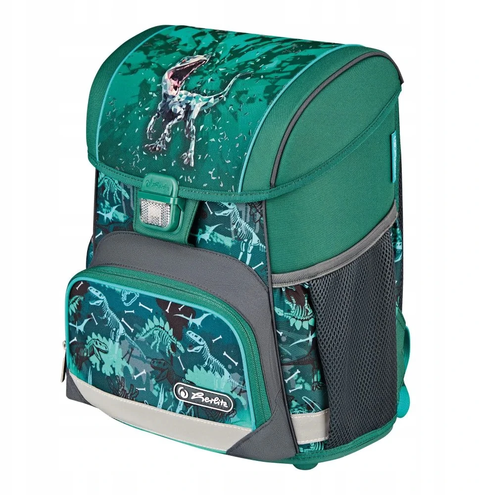 Mokyklinė kuprinė Herlitz Loop Žalias Rex, 16 l