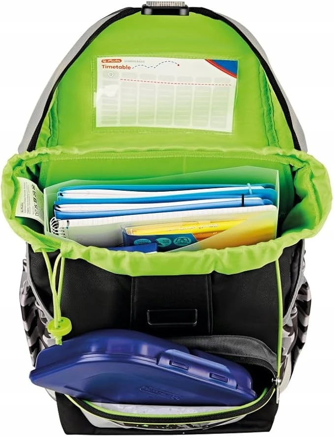 Mokyklinė kuprinė Herlitz Ultralight Camo Dragon, 15 l