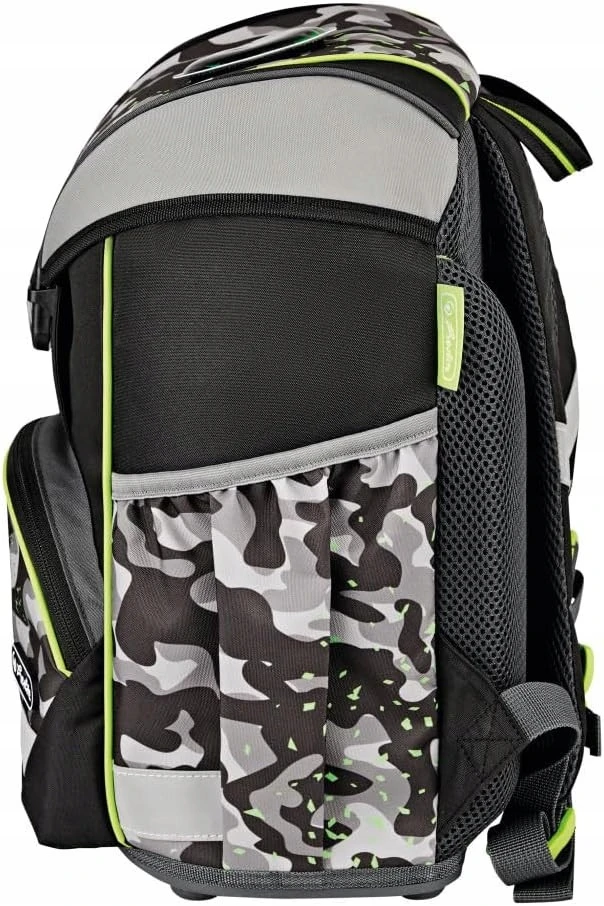 Mokyklinė kuprinė Herlitz Ultralight Camo Dragon, 15 l