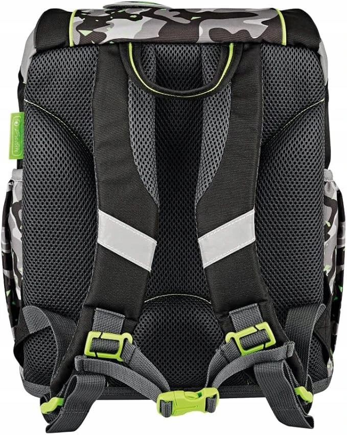 Mokyklinė kuprinė Herlitz Ultralight Camo Dragon, 15 l