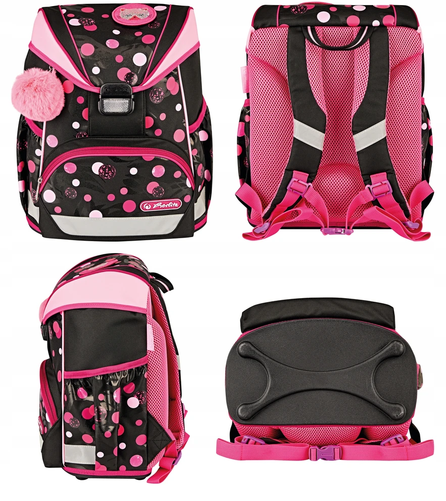 Mokyklinė kuprinė Herlitz Ultralight Cats and Dogs, 15 l