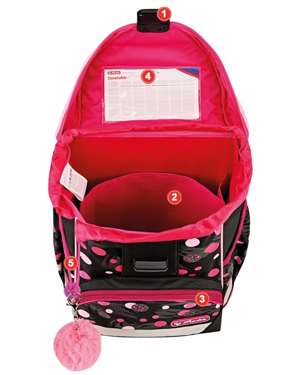 Mokyklinė kuprinė Herlitz Ultralight Cats and Dogs, 15 l