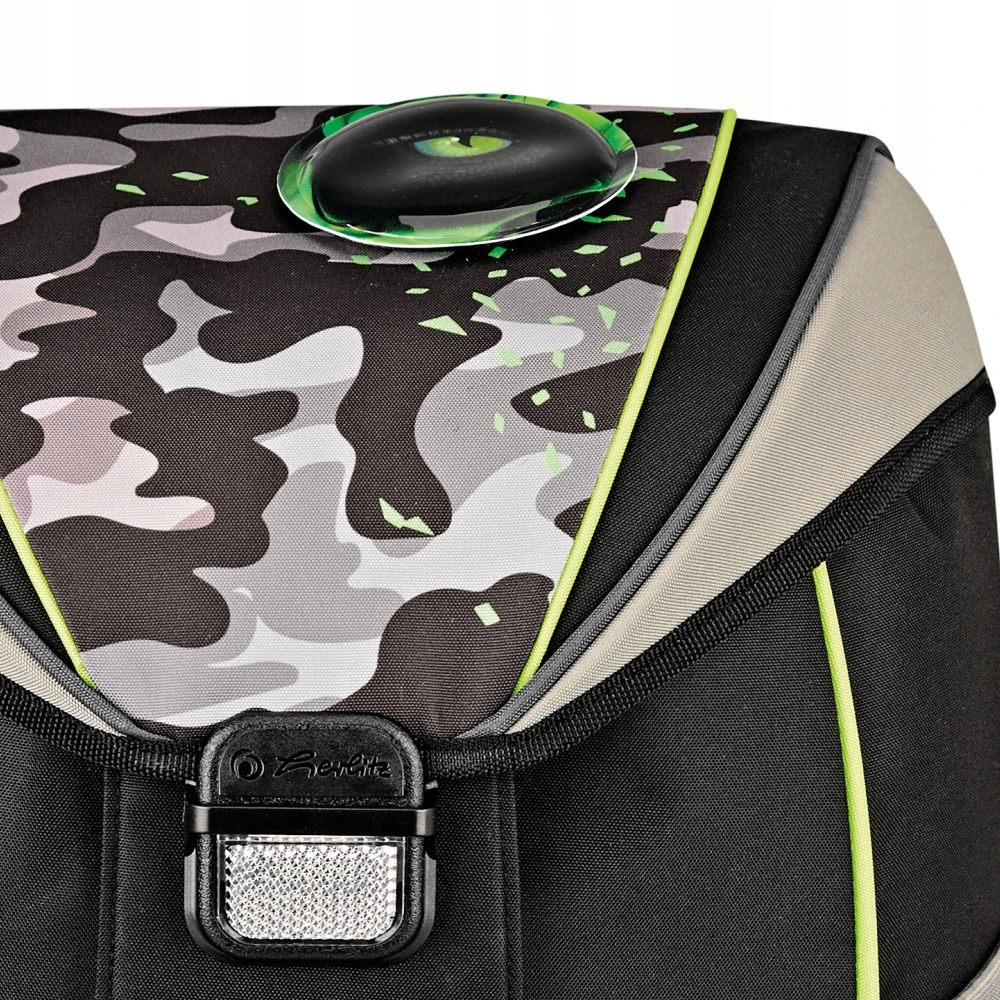 Mokyklinė kuprinė Herlitz Ultralight Plus Camo Dragon, 15 l