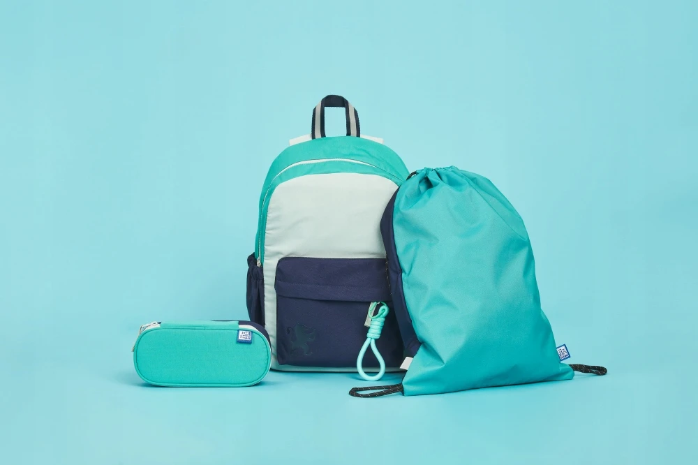 Mokyklinė kuprinė jaunimui Oxford Funky turkio spalvos