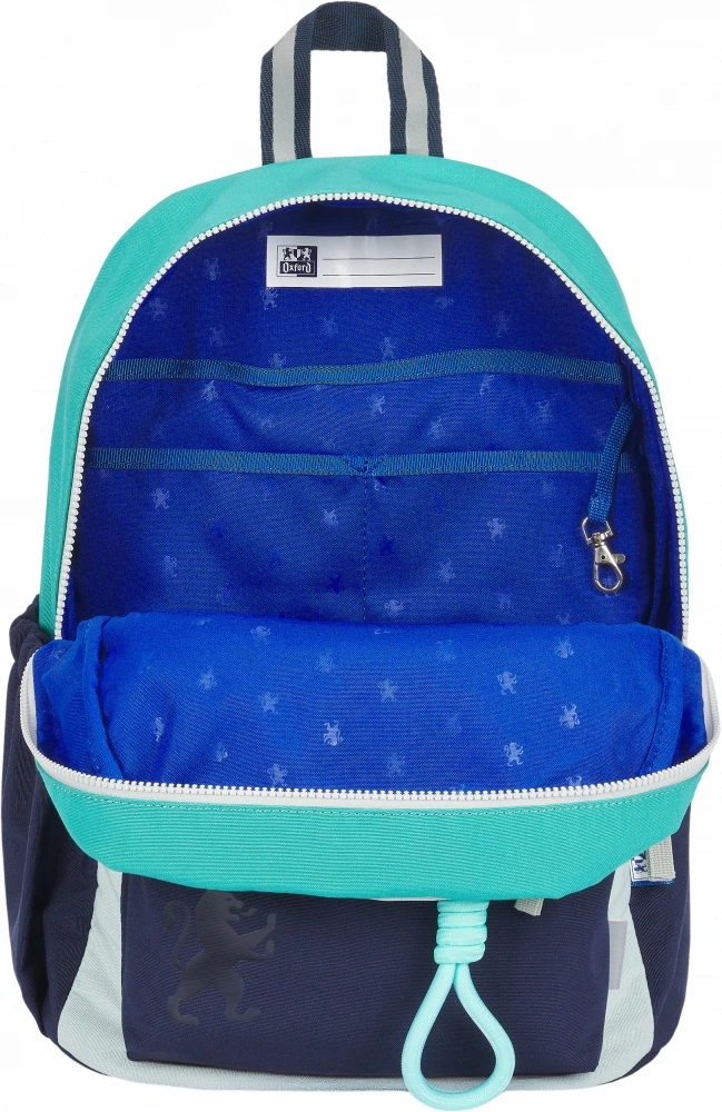 Mokyklinė kuprinė jaunimui Oxford Funky turkio spalvos