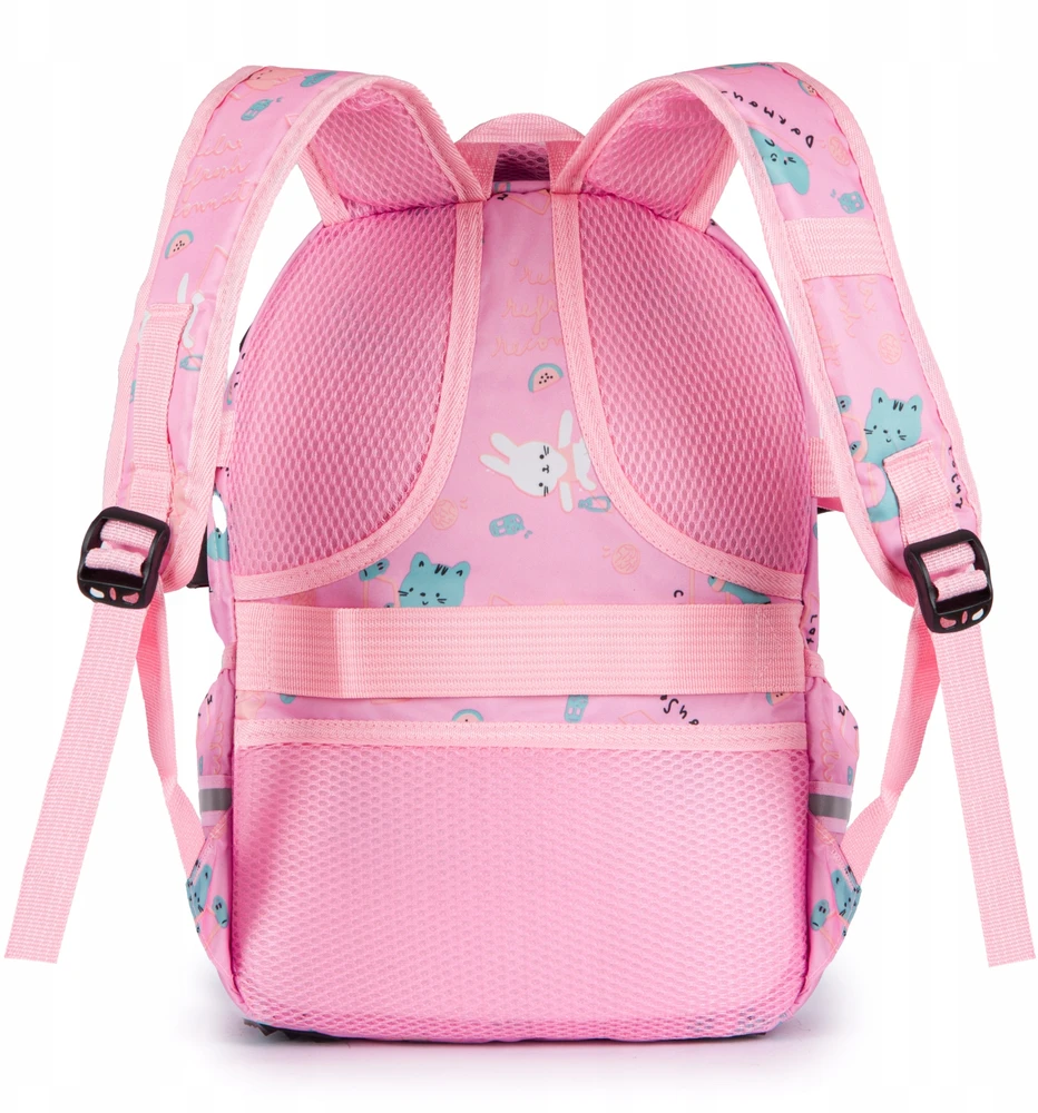 Mokyklinė kuprinė mergaitėms „Bivacc Fairytale“, 19 l, rožinė