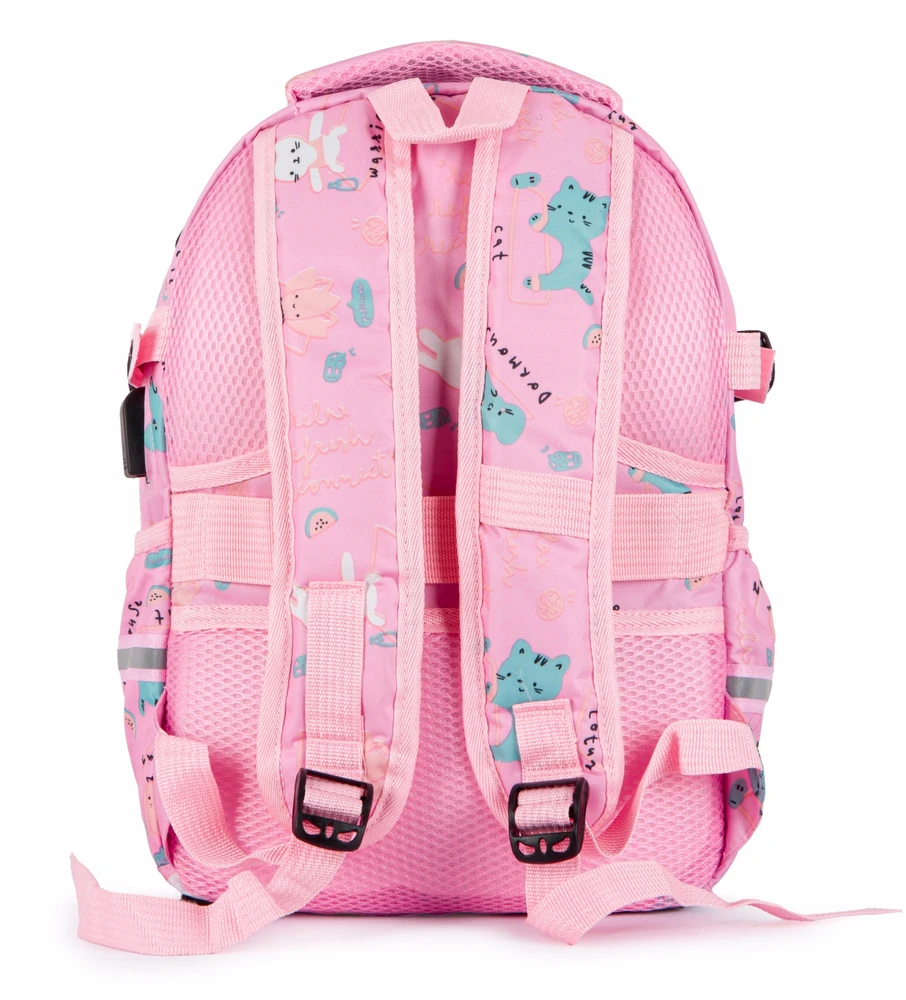 Mokyklinė kuprinė mergaitėms „Bivacc Fairytale“, 19 l, rožinė
