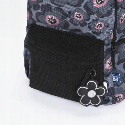 Mokyklinė kuprinė Oxford Bloom, pilka, 26l