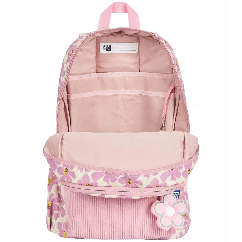 Mokyklinė kuprinė Oxford Bloom, rožinė, 26l