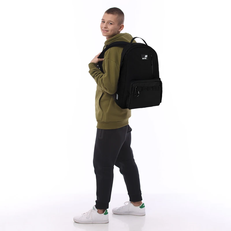 Mokyklinė kuprinė paaugliams Kite K26-949l-3 juoda