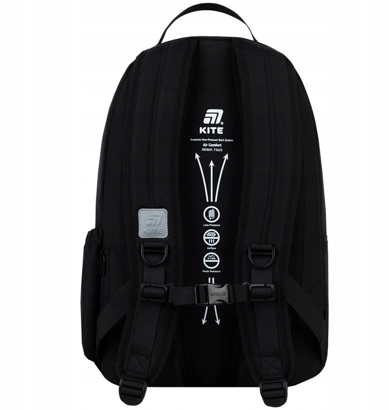Mokyklinė kuprinė paaugliams Kite K26-949l-3 juoda